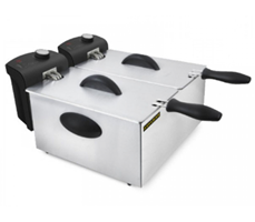 Bếp chiên nhúng dùng điện đôi Berjaya BJY-EDDF35-A