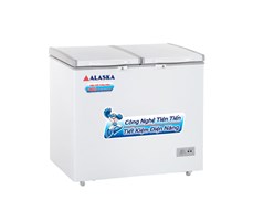 Tủ đông mát 2 cửa nắp đỡ Alaska BCD-5067N