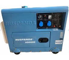 Máy phát điện chạy dầu giảm âm HUSPANDA HD6600