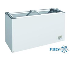 Tủ đông nằm nắp kính cong phẳng Firscool G-F400 FCG