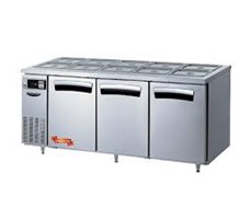 BÀN MÁT INOX SALAD 3 CÁNH LASSELE 468 LÍT LTB-1833R