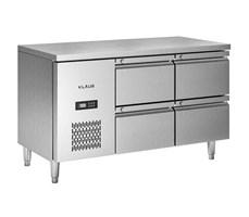 Bàn mát inox 4 ngăn kéo Klaus KDC-1.1-2N