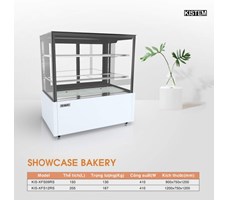 Tủ mát trưng bày bánh kem (Showcase) Kistem 205L KIS-XFS12RS