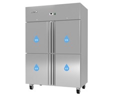 Tủ đông inox 4 cánh Kistem KIS-XFGN45F (quạt gió)