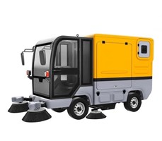 Xe quét rác công nghiệp ngồi lái Kumisai KMS 1800