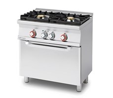 Bếp âu 2 đầu đốt dùng gas và lò nướng điện Lotus CF2-58GE