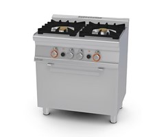 Bếp âu 2 họng dùng gas có lò nướng Lotus CF2-68GEM