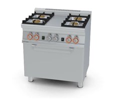 Bếp âu 4 hong có lò nướng Lotus CF4-68G