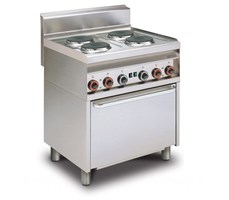 Bếp điện từ 4 vùng nấu có lò nướng Lotus CF4-8ETS