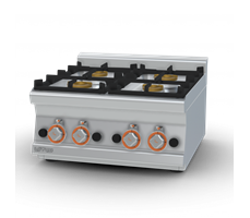 Bếp âu 4 đầu đốt dùng gas Lotus PCT-66G