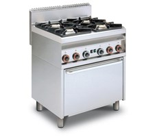 Bếp âu 4 Họng có lò nướng LOTUS CF4-8GEMS