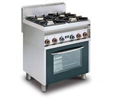 Bếp 2 họng có lò nướng LOTUS CF4-8GEMS