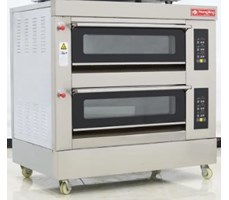 Lò nướng 2 tầng 4 khay dùng điện điều khiển điện tử Hongling XYF-2KA-NM