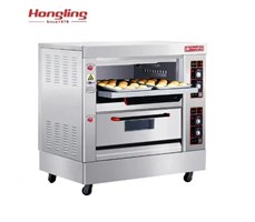 Lò nướng 2 tầng 4 khay dùng gas Hongling HLY-204F