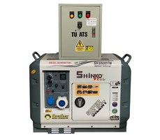 Máy Phát Điện 5Kw SHINKO SK6500TN + Đồng Bộ ATS