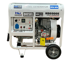 Máy Phát Điện Chạy Dầu 6Kw Hidachi HD0E690