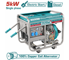 Máy Phát Điện 5Kw Chạy Dầu Total TP450001