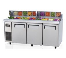 Bàn salad 3 cánh inox Turbo Air KHR18-3