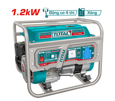 Máy Phát Điện Chạy Xăng 1.2KW Total TP115005
