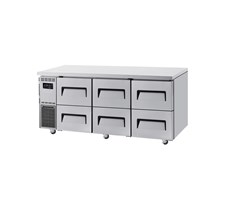 Bàn mát 6 ngăn kéo Turbo Air KUR18-2D-6