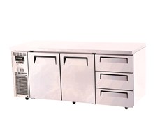 Bàn mát 2 cửa 3 ngăn kéo Turbo Air KUR18-3D-3