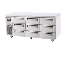 Bàn mát 9 ngăn kéo Turbo Air KUR18-3D-9