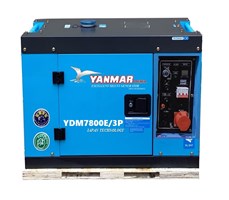 Máy Phát Điện Chạy Dầu 6Kw Yanmar YDM7800E 3 Pha