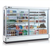 Tủ mát trưng bày nhiều ngăn cửa trượt OPO SMM5D2
