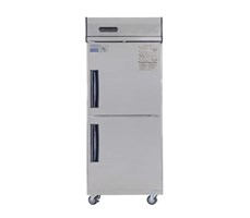 Tủ đông mát đứng 2 cánh inox OKIWI DMDQ.2I600 