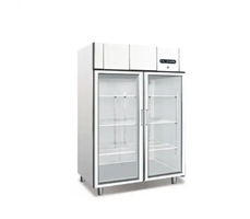 Tủ Đông Đứng 2 Cánh Kính Meichu GN1.2BTG2
