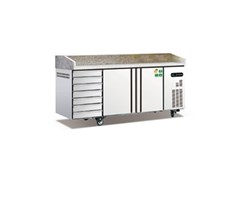  Bàn Pizza 2 Cánh Có Ngăn Kéo Meichu AWR2025D7PZ