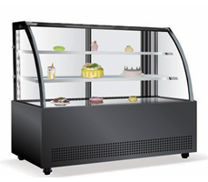 Tủ trưng bày bánh kính cong Meichu SC-18