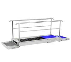 Máy làm sạch đế giày bi chải lông 360 độ qua lại Kolner KN-SJ-850