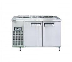 Bàn mát salad 1m2 Happys HWI-1200S-F full khay có quạt