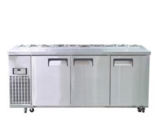 Bàn mát salad 1m8 Happys HWI-1800S-F full khay có quạt