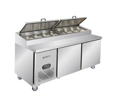 Bàn mát pizza 2 cánh Berjaya BS 2D/PCF6/Z 1m8