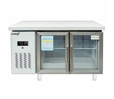 Bàn mát 2 cánh kính Snow Village PLO.18L2CBL 1M2
