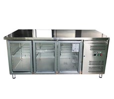 Bàn mát 3 cánh kính Kistem KIS-XFT17RG quạt gió