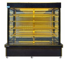 Tủ bánh kem kính vuông 5 tầng dàn lạnh trên Snow Village GB-500-4L-Z5 1M8