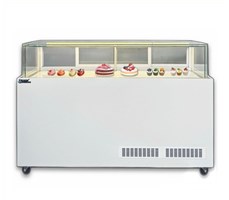 Tủ bánh kem kính vuông 1 tầng Snow Village GB-500-4L-Z1 1M8