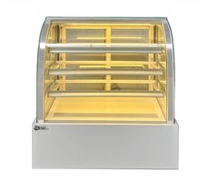 Tủ bánh kem mini để bàn kính cong 4 tầng Snow Village GB-120.Z4 0.9M