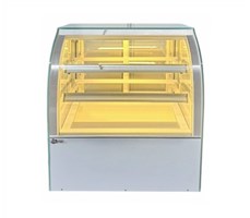 Tủ bánh kem mini để bàn kính cong Snow Village GB-100-T 0.7M
