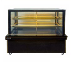 Tủ bánh kem kính vuông 3 tầng Snow Village GB-350-4L.Z 1M5
