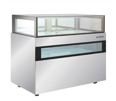 Tủ bánh kem kính vuông 1 tầng có cửa sổ Berjaya RDS-M-12W 1M2