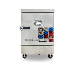 Tủ hấp cơm công nghiệp 6 khay dùng điện 