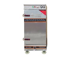 Tủ nấu cơm Vinaki 12 khay dùng điện gas kết hợp 12KDG