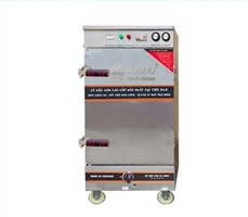 Tủ nấu cơm Vinaki 8 khay dùng điện gas kết hợp 8KDG
