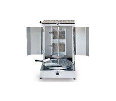 Lò nướng thịt kebab Berjaya KM 2B dùng điện gas kết hợp