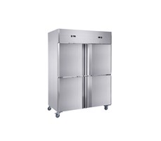 Tủ đông và mát 4 cánh Inox Kolner KRCF-5-3