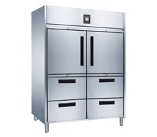 Tủ mát 2 cánh 4 ngăn inox Kolner KN-PW8U2HNHN